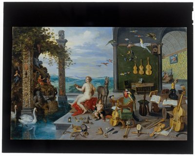 The Sense of Hearing by Jan the Younger Brueghel
