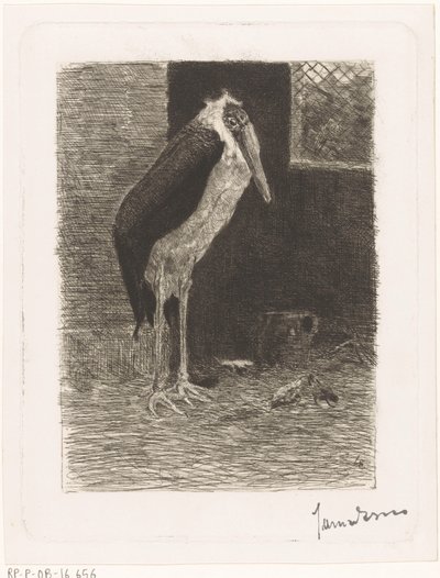 Marabou by Jan van Essen (signed by artist)