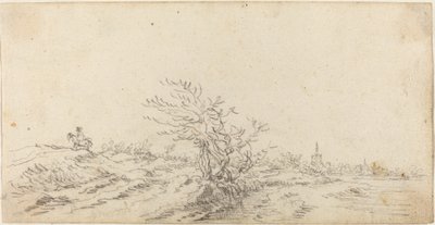 Horseman among the Dunes by Jan van Goyen