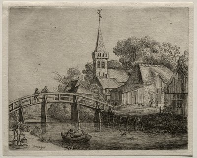 The Wooden Bridge by Jan van Goyen