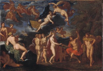 Paris Giving Venus the Apple by Jan van Haensbergen