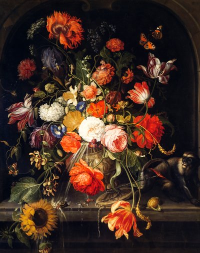 Flowers by Jan van Huysum