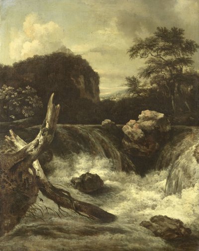 A Waterfall by Jan van  Kessel