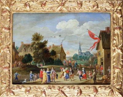 Gentry at a Village Kermesse by Jan van Kessel