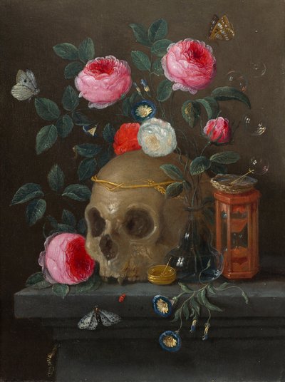 Vanitas Still Life, c. 1665-1670 by Jan van Kessel