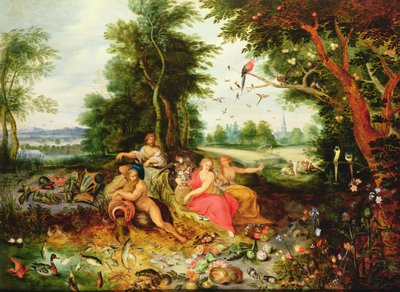 The Four Elements by Jan van Kessel the Elder
