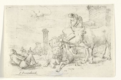 Ox Cart by Jan van Ossenbeeck