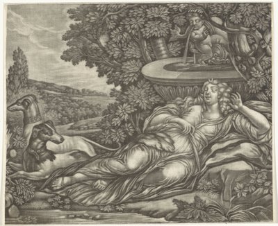 Sleeping Diana by Jan van Somer (possibly)