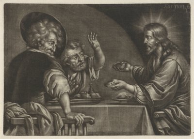 Supper at Emmaus by Jan van Somer