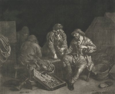Tric-Trac Players by Jan van Somer