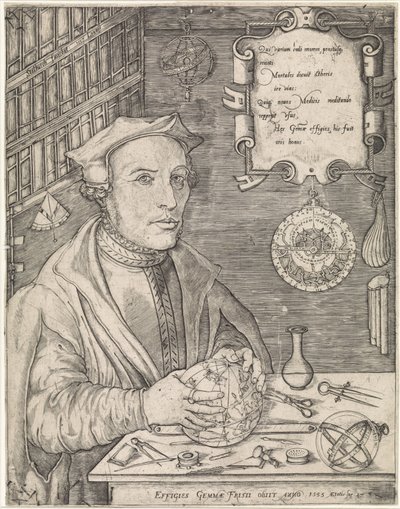 Portrait of Gemma Frisius by Jan van Stalburch