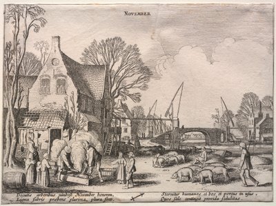 The Twelve Months: November by Jan van de Velde II