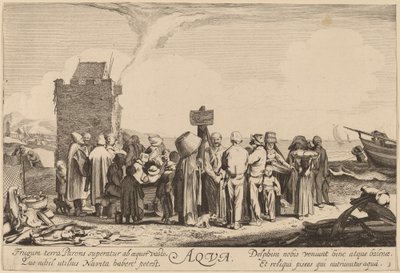 Water by Jan van de Velde II after Willem Buytewech