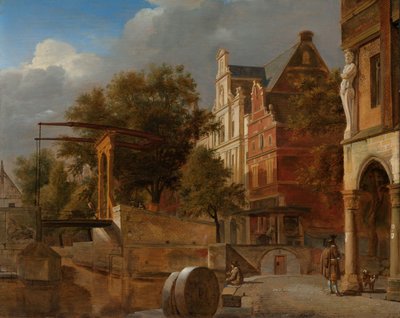The Drawbridge by Jan van der Heyden