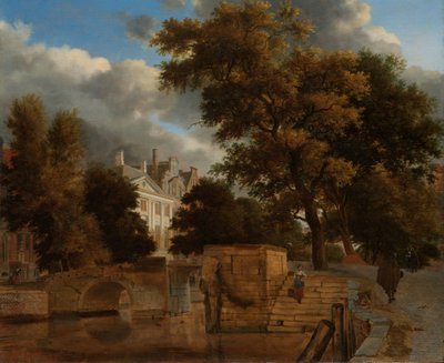 The Stone Bridge by Jan van der Heyden