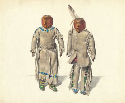 Cree Indian Dolls by Jane Iverson