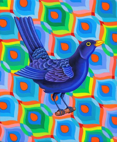 Blackbird, 2023 by Jane Tattersfield