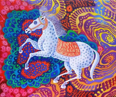 Circus Horse, 2016 by Jane Tattersfield