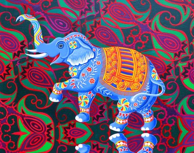 Indian Elephant by Jane Tattersfield