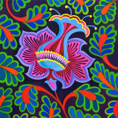Persian Floral, 2020 by Jane Tattersfield