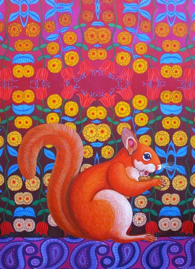 Red Squirrel, 2014 by Jane Tattersfield