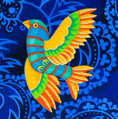 Yellow-winged Bird, 2019 by Jane Tattersfield