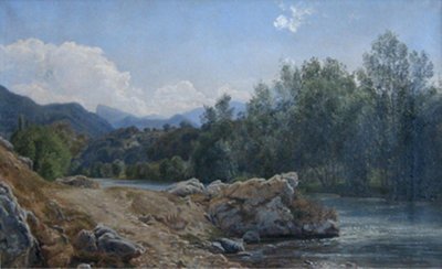 Morning at the Garonne. Montréjeau by Janus La Cour