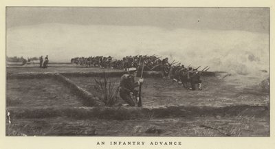 An Infantry Advance by Japanese Photographer