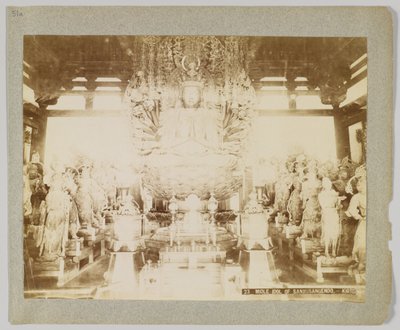 Idol at Sanjusangendo, Kyoto, Japan by Japanese Photographer