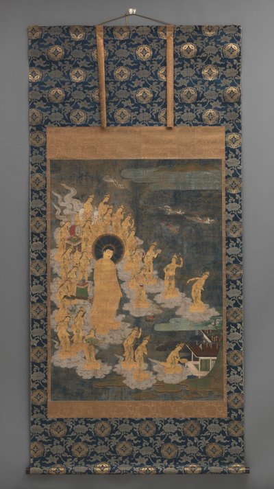Amida Nijugobosatsu Raigo-zu by Japanese School