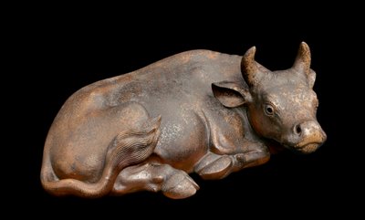 Bizen Ware Ox by Japanese School