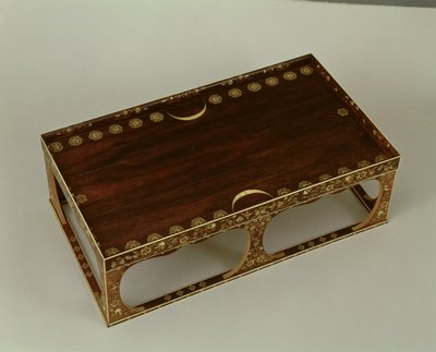 Footstool, with ivory inlay, Nara by Japanese School