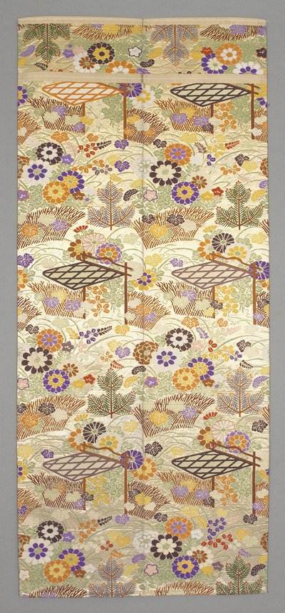 Obi Fragment by Japanese School