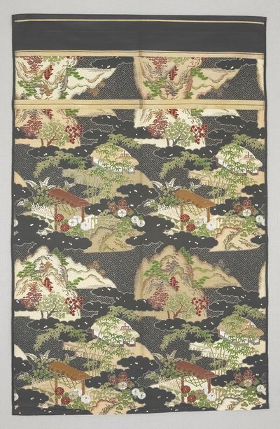 Obi Fragment by Japanese School