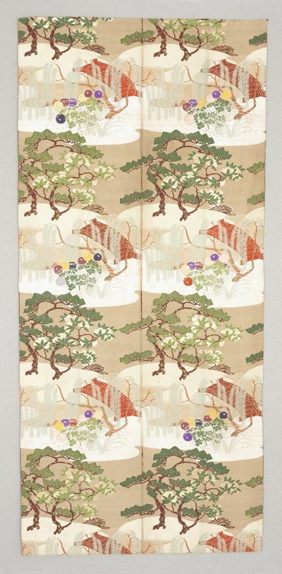 Obi Fragment by Japanese School