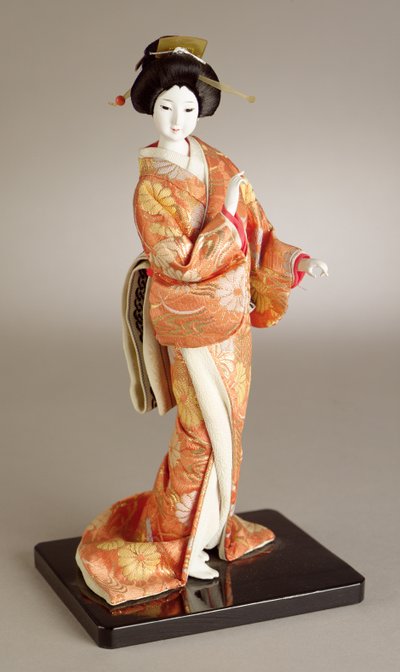 Standing lady doll, Japanese by Japanese School