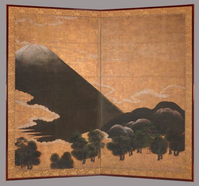 View of Mt. Fuji by Japanese School