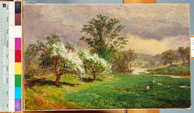 Apple Blossom Time by Jasper Francis Cropsey