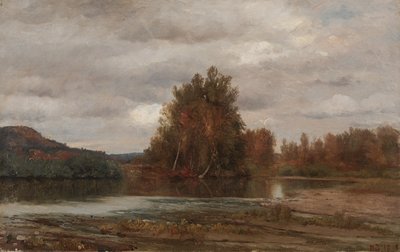Gray Day on the Esopus by Jasper Francis Cropsey