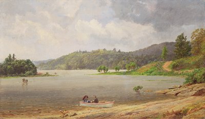 On the Wawayanda Lake, New Jersey by Jasper Francis Cropsey