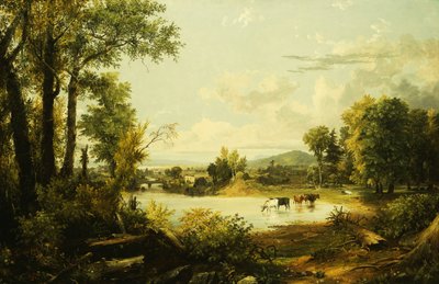 The Quiet Valley by Jasper Francis Cropsey
