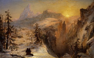 Winter in Switzerland by Jasper Francis Cropsey