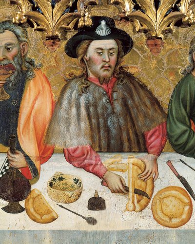 Last supper (detail) by Jaume Ferrer