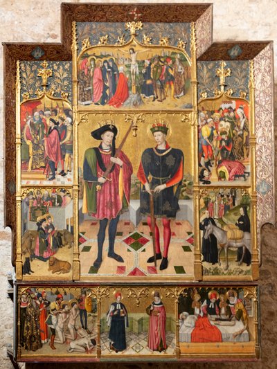 Altarpiece (Retaule dels Sants Abdó i Senén) by Jaume Huguet