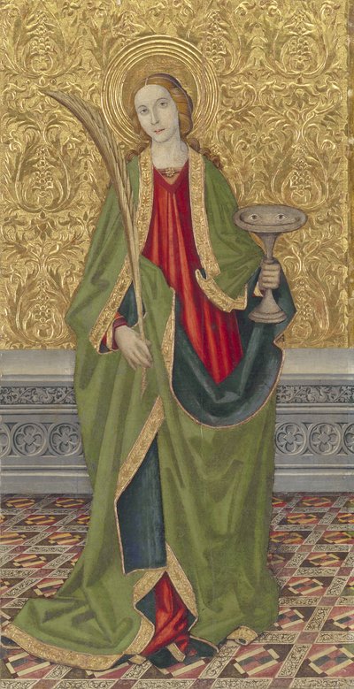 Saint Lucy by Jaume the younger Vergós
