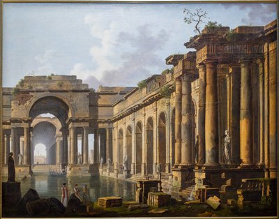 Ruins of an Ancient Bath by Jean Baptiste Berlot