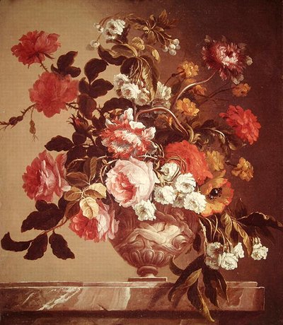 Flowers in a Vase by Jean Baptiste Monnoyer