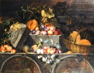 Still Life of fruit by Jean Baptiste Oudry