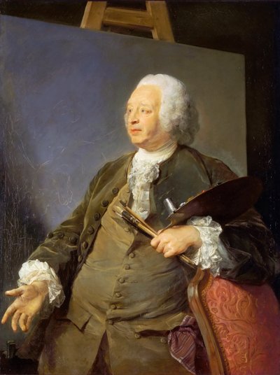 Portrait of Jean-Baptiste Oudry by Jean Baptiste Perronneau
