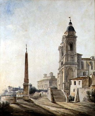 The French Academy in Rome by Jean Baptiste Philippe Cannissie